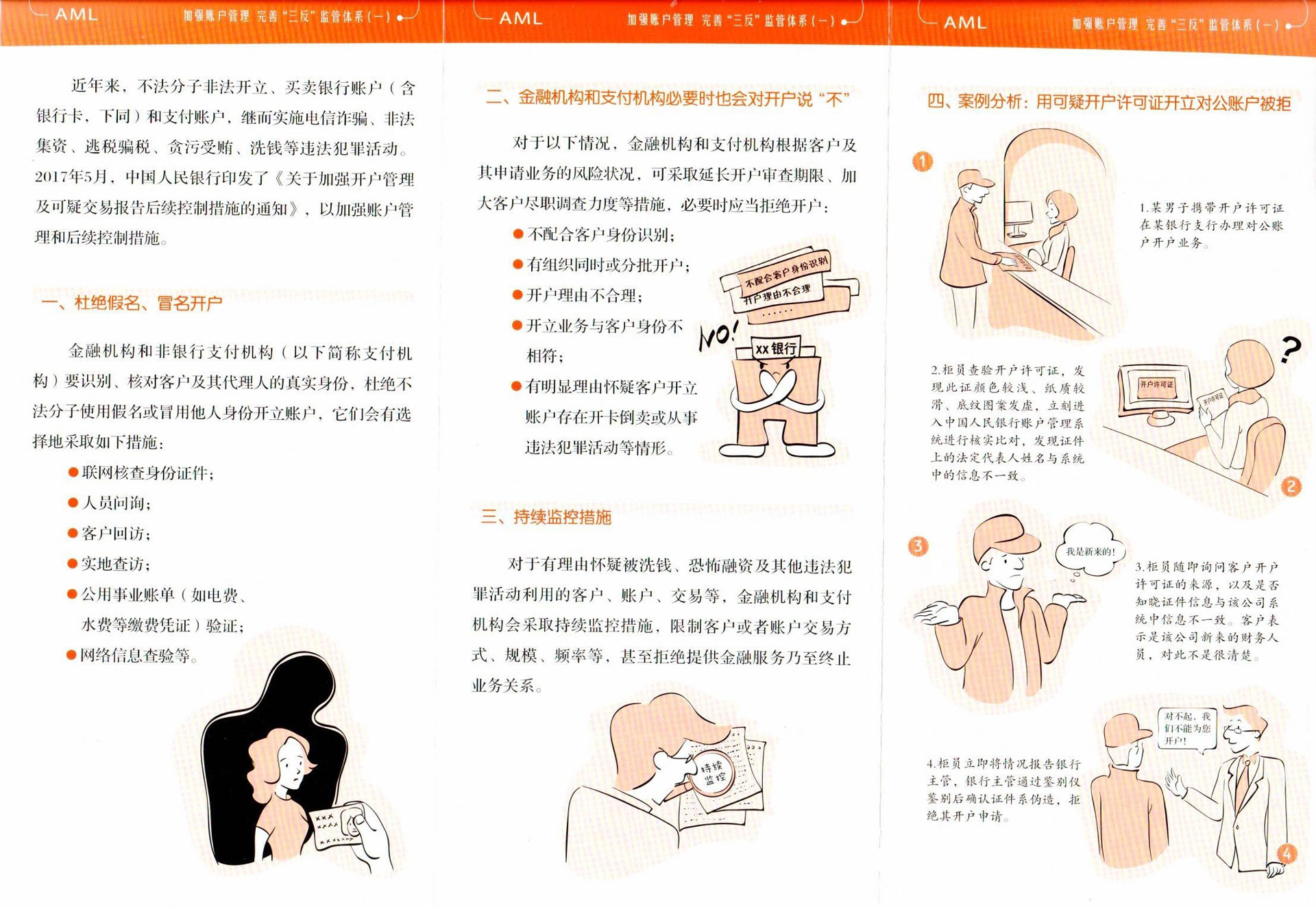 加強(qiáng)賬戶管理，完善“三反”監(jiān)管體系